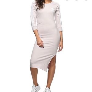 Adidas 3 stripe midi dress